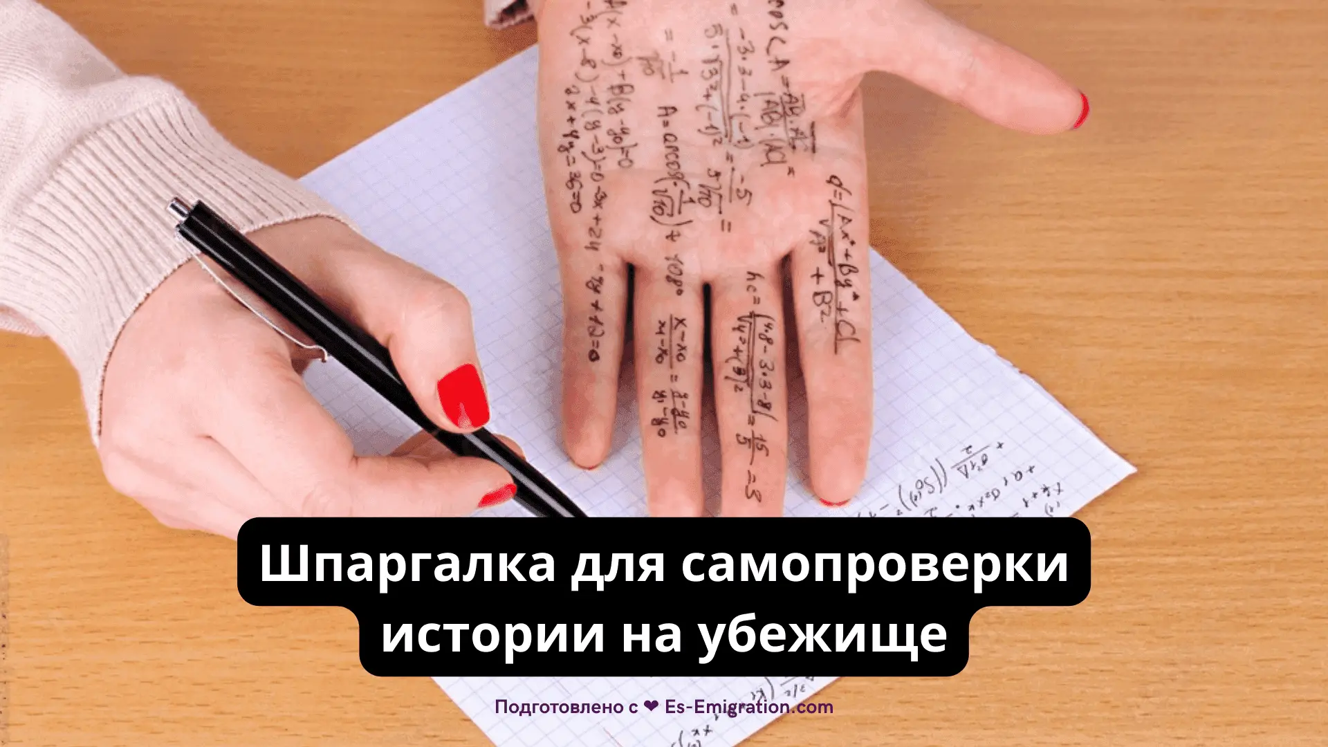 Шпаргалка для самопроверки истории на убежище 🀄